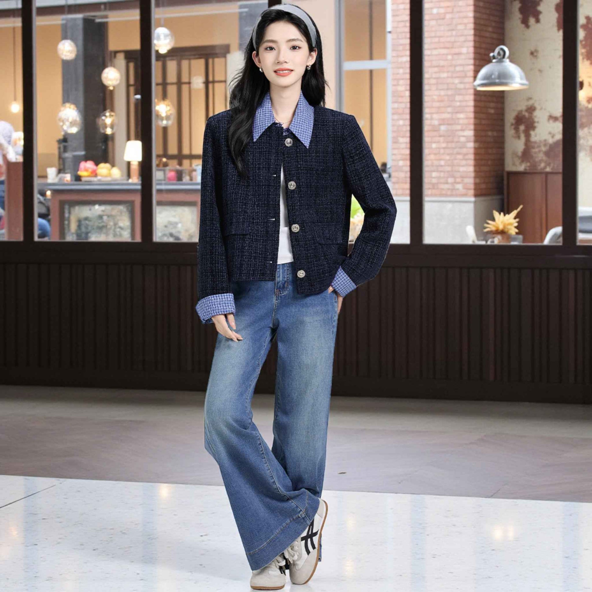 Effortless Chic | ノーブルベージュ・テーラードジャケット【レディース】
