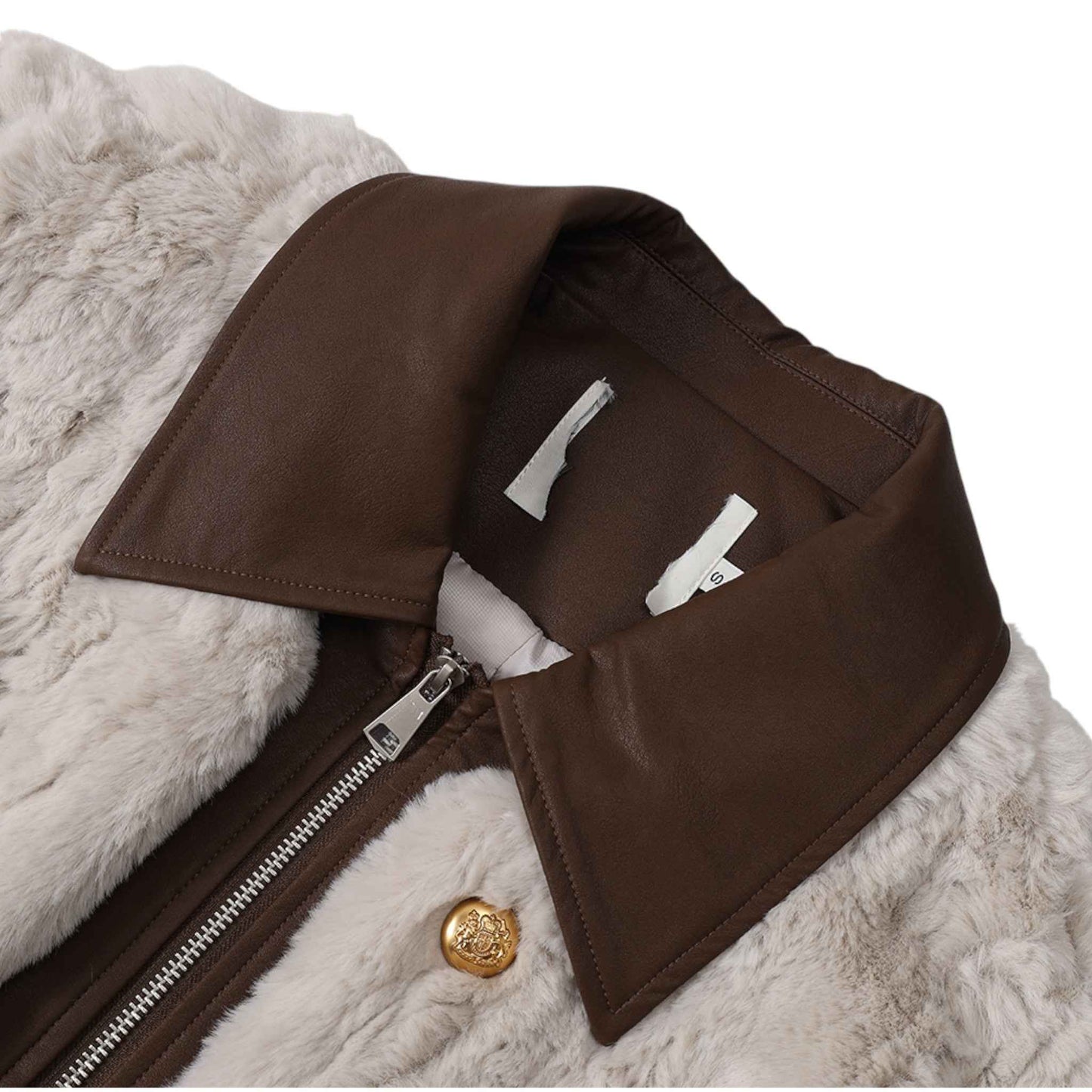 Luxury Sheep Fur Coat ポロカラー シープファーコート