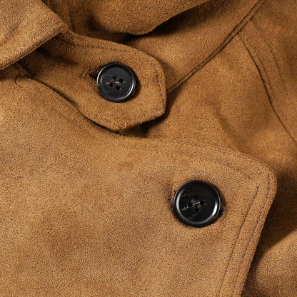 Elegance British Style | スエード ダブルブレスト ジャケット