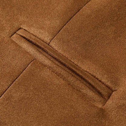 "Éclat Suede Vest" | ヴィンテージライク スエードベスト