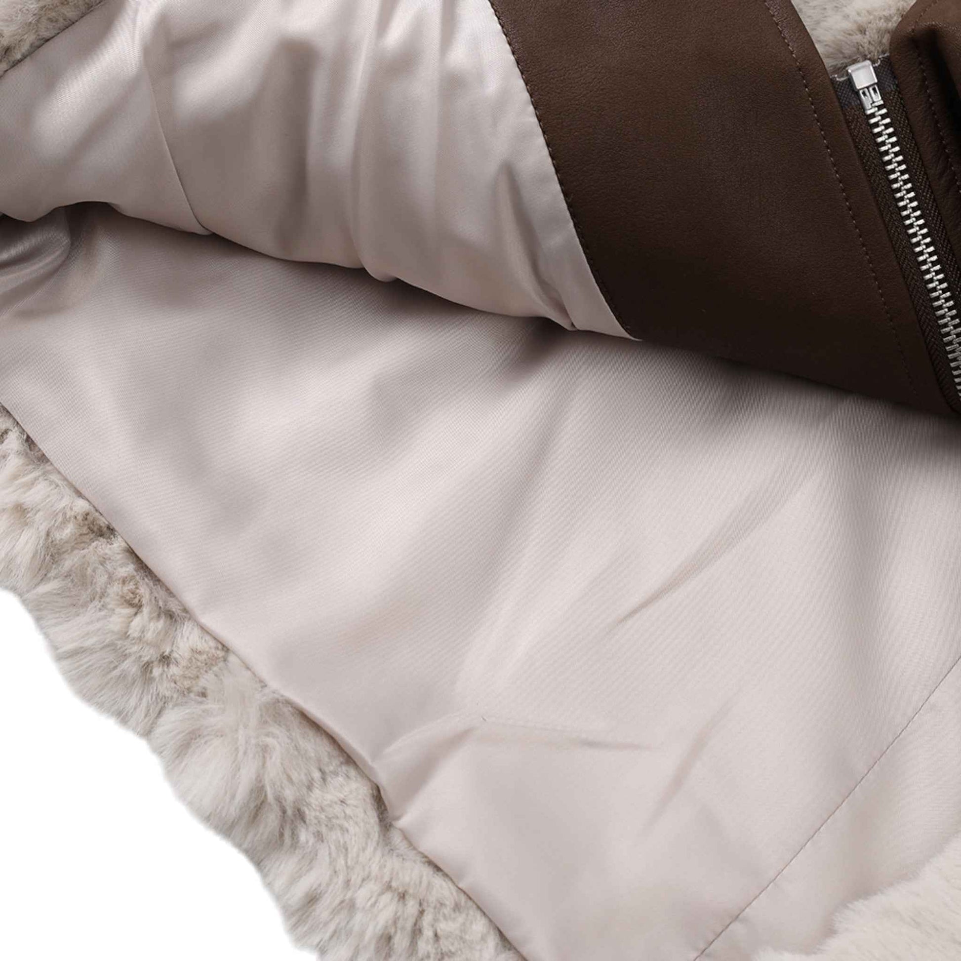 Luxury Sheep Fur Coat ポロカラー シープファーコート