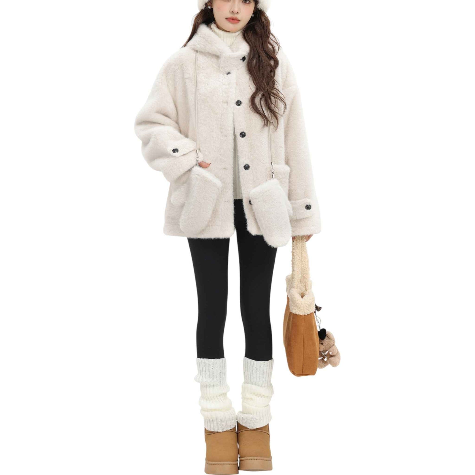 Chic Contrast | チェック柄スタンドカラートレンチコート