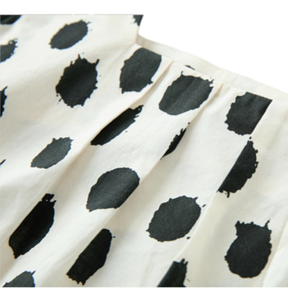Trendy Square Collar Baby Shirt 2025 - Cotton Flying Sleeve Top 純綿フライングスリーブシャツ