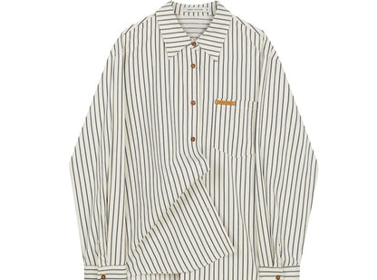 STRIPE LONG SLEEVE SHIRT