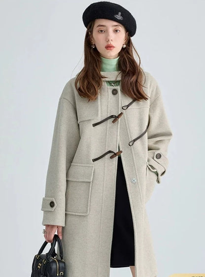 COW HORN BUCKLE COAT