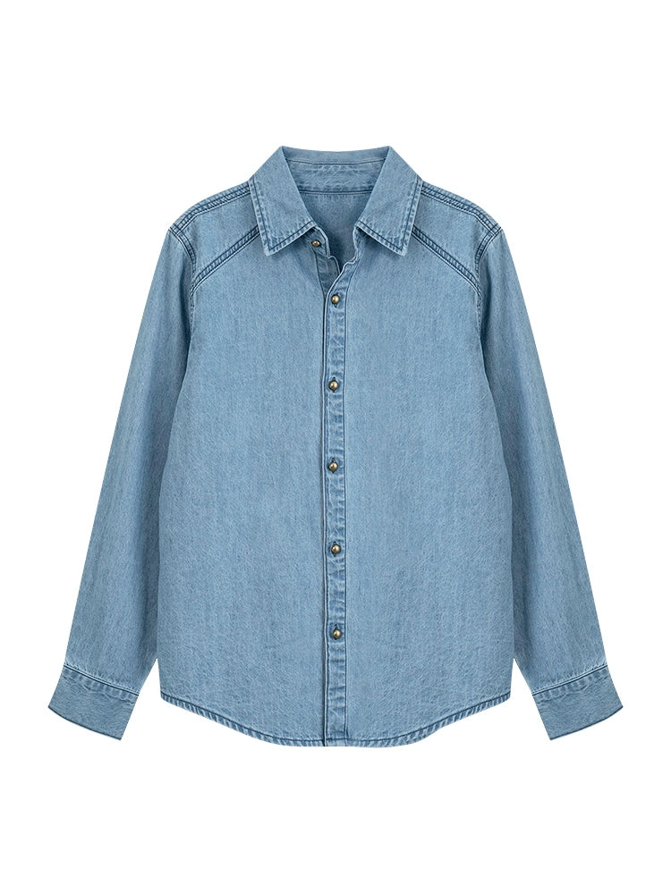 BLUE DENIM SHIRT