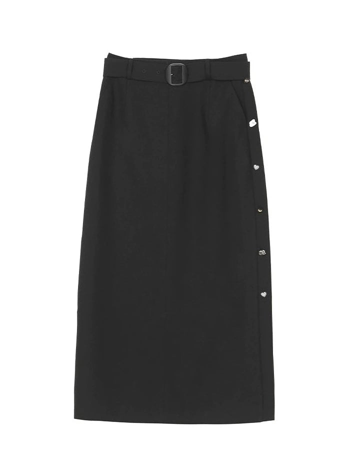 HIGH WAIST LONG SKIRT