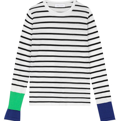 ROUND NECK STRIPED T-SHIRT