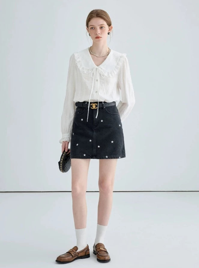 HIGH WAIST SHORT SKIRT