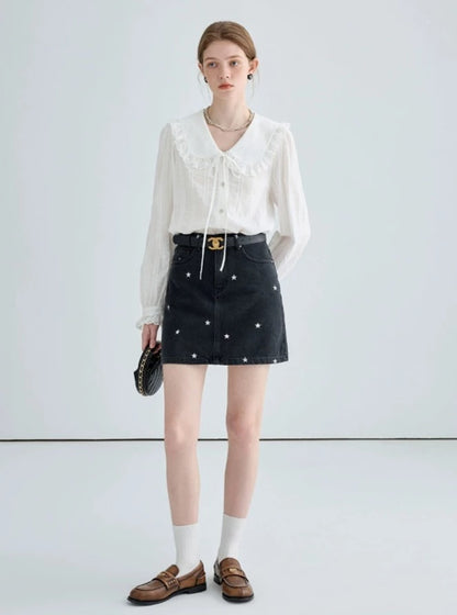 HIGH WAIST SHORT SKIRT