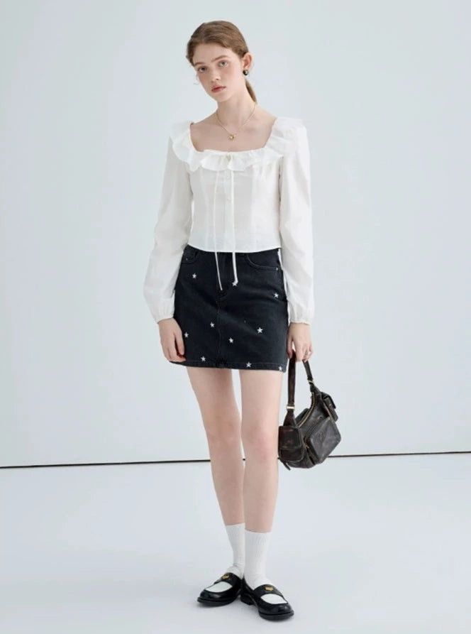 HIGH WAIST SHORT SKIRT