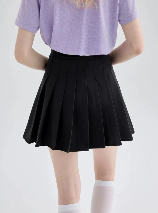 HIGH WAIST PLEATED SKIRT