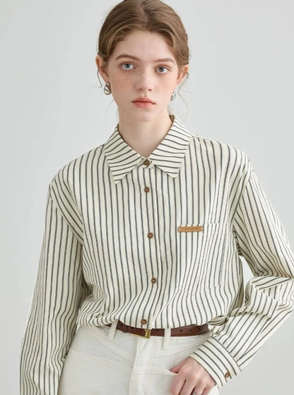 STRIPE LONG SLEEVE SHIRT