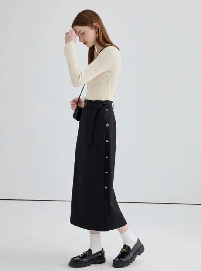 HIGT WAIST LONG SKIRT