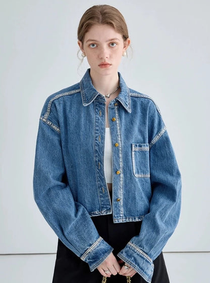 WORK STYLE DENIM JACKET