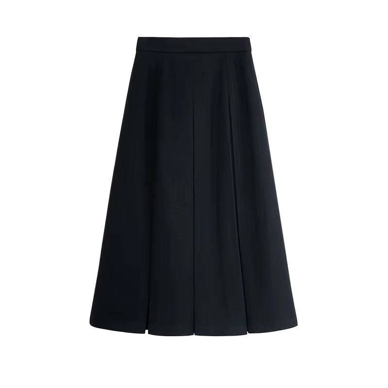 A-LINE MEDIUM LENGTH SKIRT