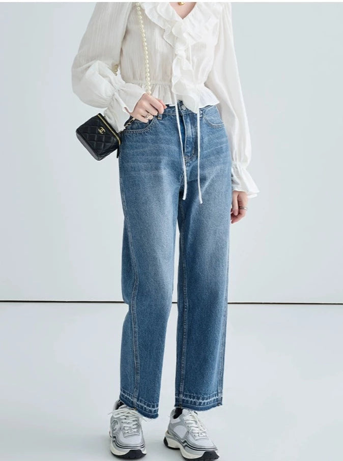 ANKLE LENGTH JEANS PANTS