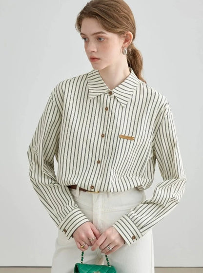 STRIPE LONG SLEEVE SHIRT