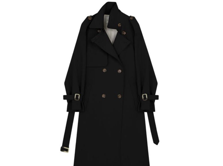 MEDIUM LENGTH TRENCH COAT