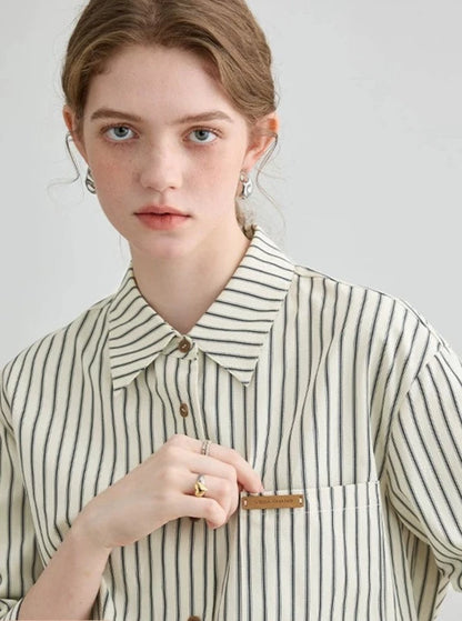 STRIPE LONG SLEEVE SHIRT