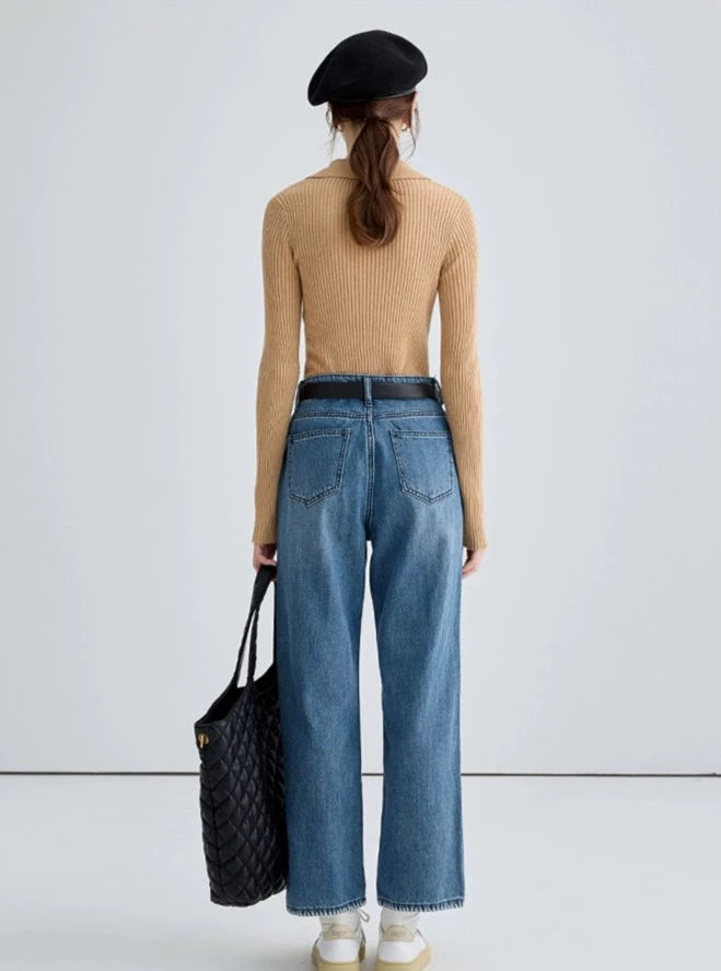 STRAIGHT JEANS PANTS