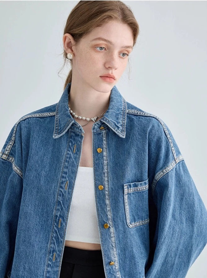 WORK STYLE DENIM JACKET