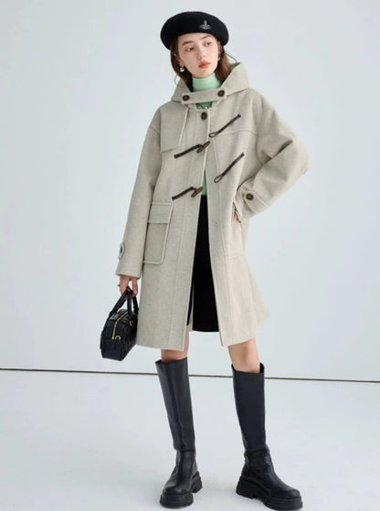 COW HORN BUCKLE COAT