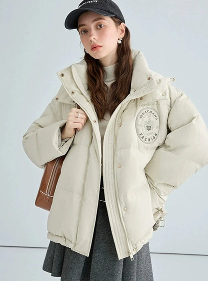 SHORT DOWN JACKET WITH HOOD