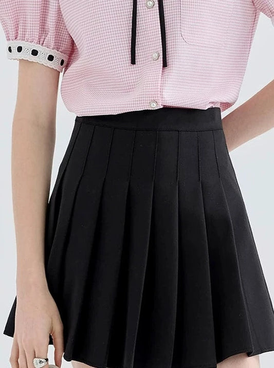 HIGH WAIST PLEATED SKIRT